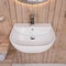 Alfi Brand ALFI brand AB110 20" White D-Bowl Porcelain Wall Mount Bath Sink AB110 - alternate 4